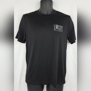 Old Navy Active Men's Black Graphic Pocket Tee Size Small Go Dry Cool D-3383